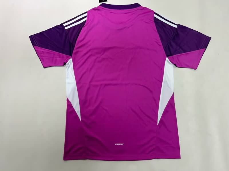 Thailand Quality(AAA) 25/26 Real Madrid Goalkeeper Purple Soccer Jersey Leaked