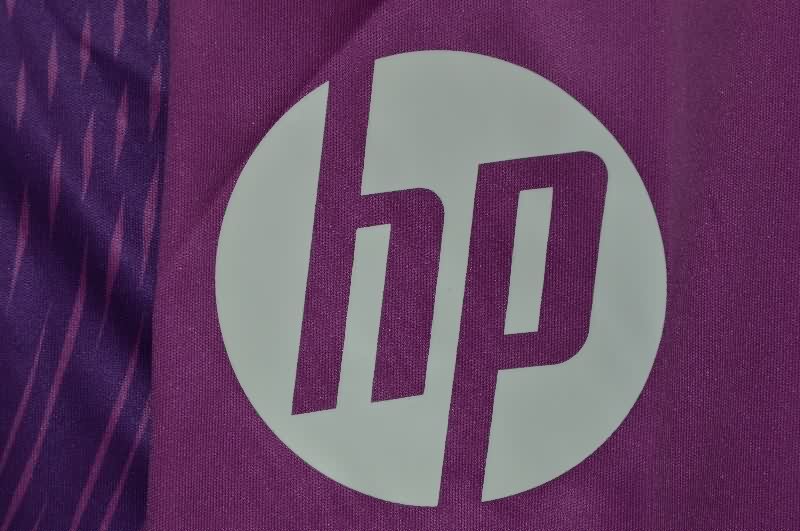 Thailand Quality(AAA) 25/26 Real Madrid Goalkeeper Purple Long Sleeve Soccer Jersey