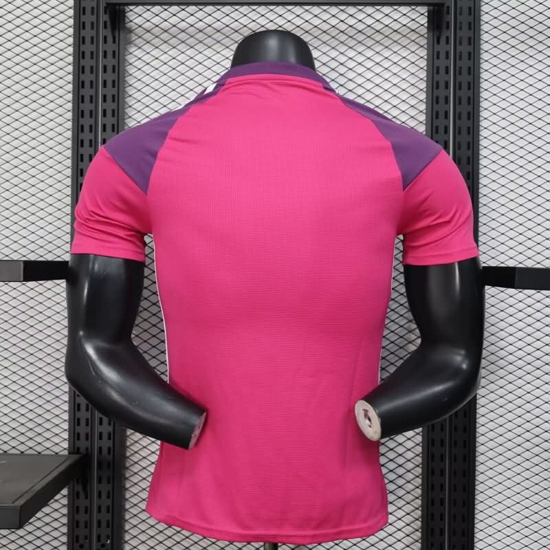 Thailand Quality(AAA) 25/26 Real Madrid Goalkeeper Purple Soccer Jersey (Player)