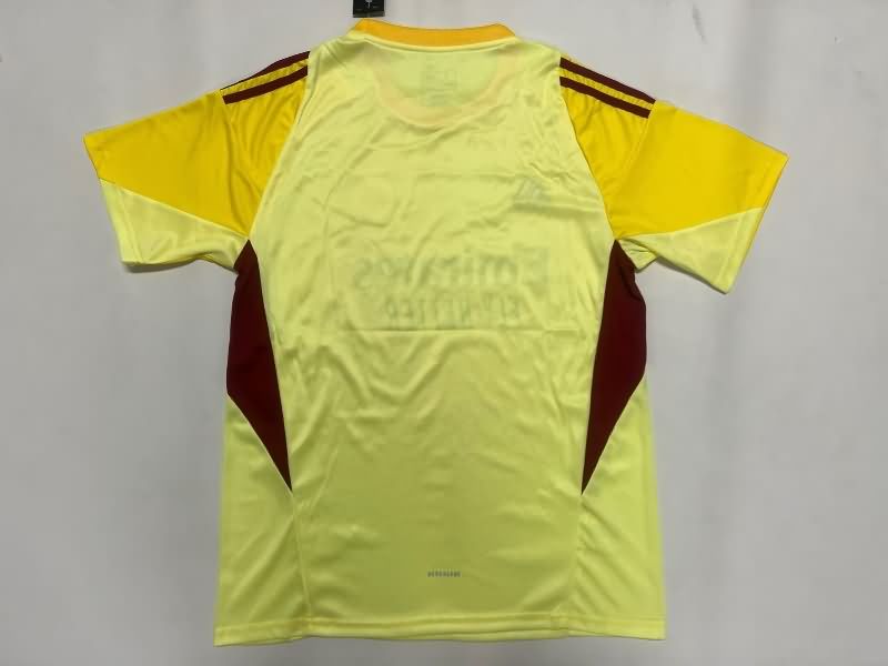 Thailand Quality(AAA) 25/26 Real Madrid Goalkeeper Yellow Soccer Jersey