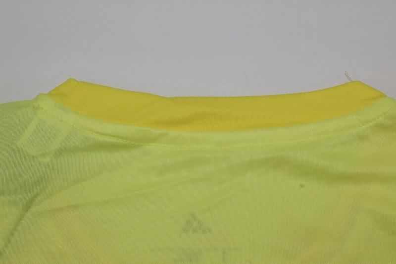 Thailand Quality(AAA) 25/26 Real Madrid Goalkeeper Yellow Soccer Jersey