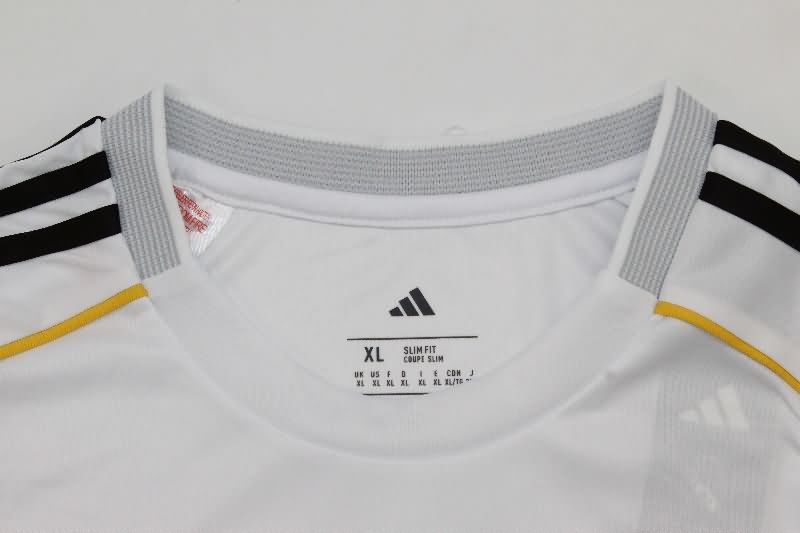 Thailand Quality(AAA) 25/26 Real Madrid Home Long Sleeve Soccer Jersey
