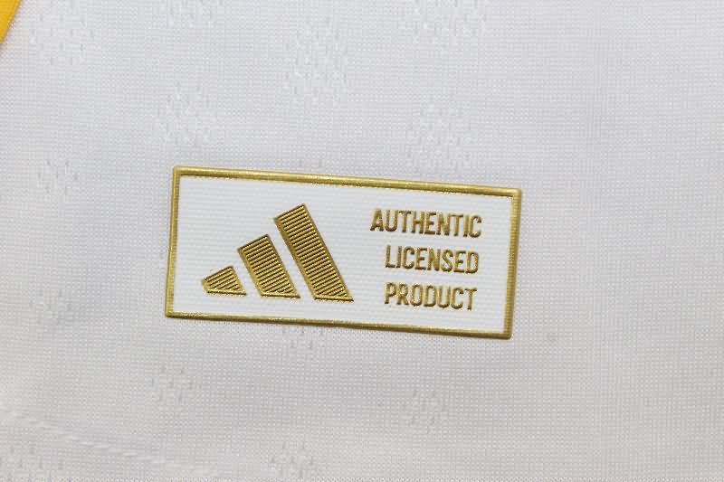 Thailand Quality(AAA) 25/26 Real Madrid Home Long Sleeve Soccer Jersey (Player)