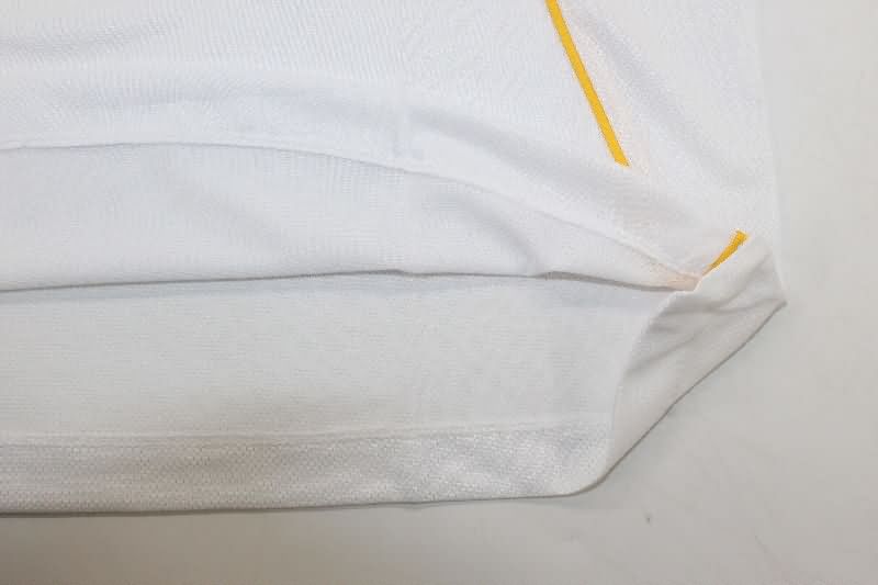 Thailand Quality(AAA) 25/26 Real Madrid Home Long Sleeve Soccer Jersey (Player)
