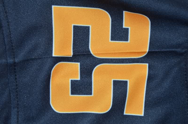 Thailand Quality(AAA) 25/26 Real Madrid Dark Blue NFL Jersey