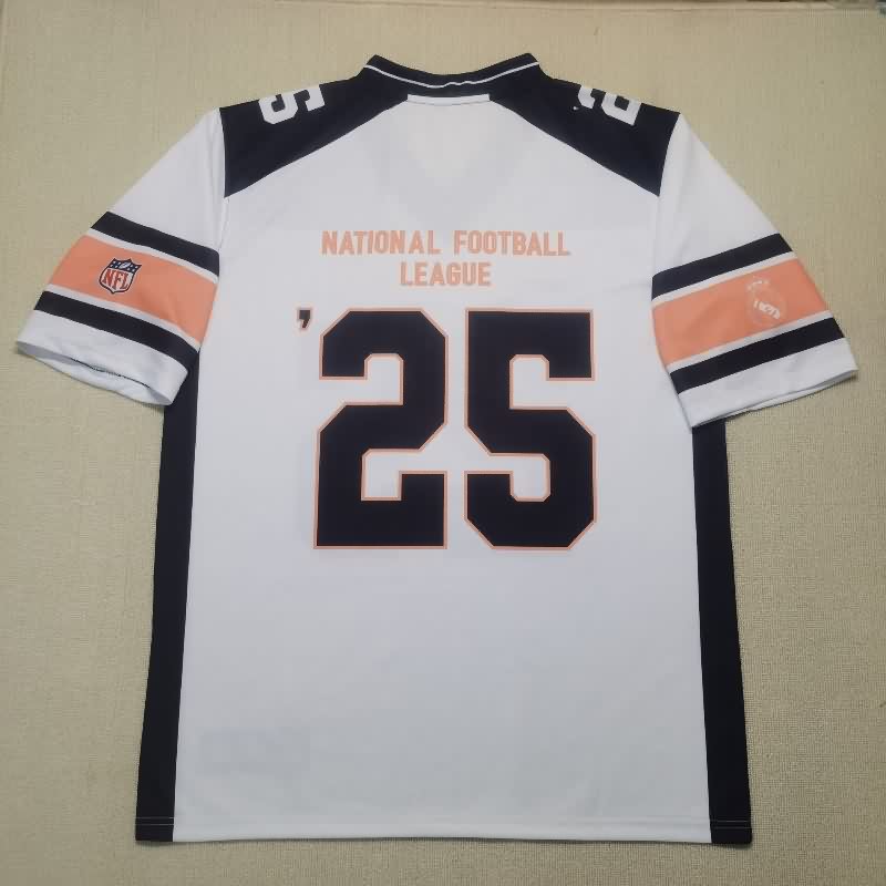 Thailand Quality(AAA) 25/26 Real Madrid White NFL Jersey