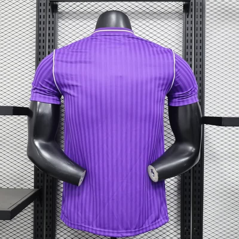 Thailand Quality(AAA) 25/26 Real Madrid Purple Soccer Jersey (Player)