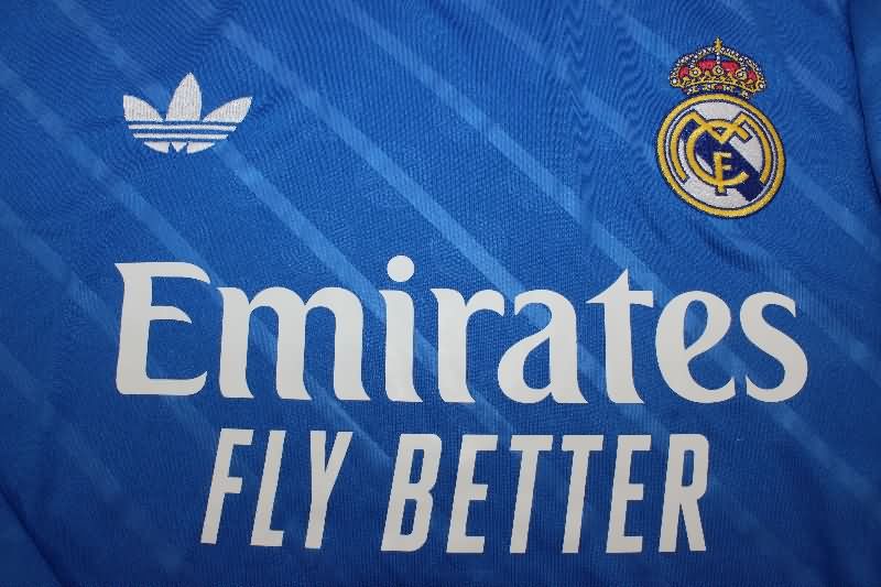 Thailand Quality(AAA) 25/26 Real Madrid Third Long Sleeve Soccer Jersey