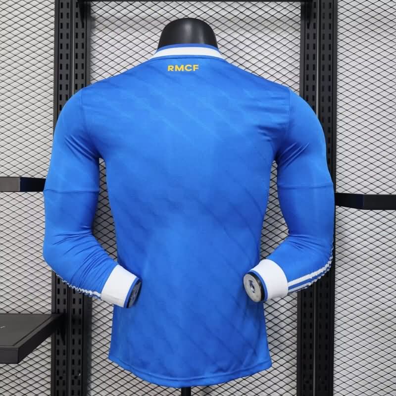 Thailand Quality(AAA) 25/26 Real Madrid Third Long Sleeve Soccer Jersey (Player) Leaked