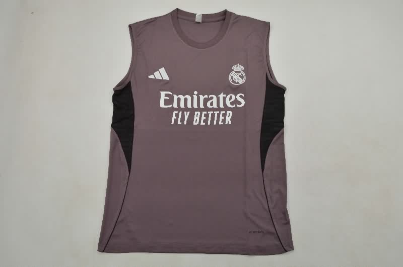 Thailand Quality(AAA) 25/26 Real Madrid Training Vest Soccer Jersey 02