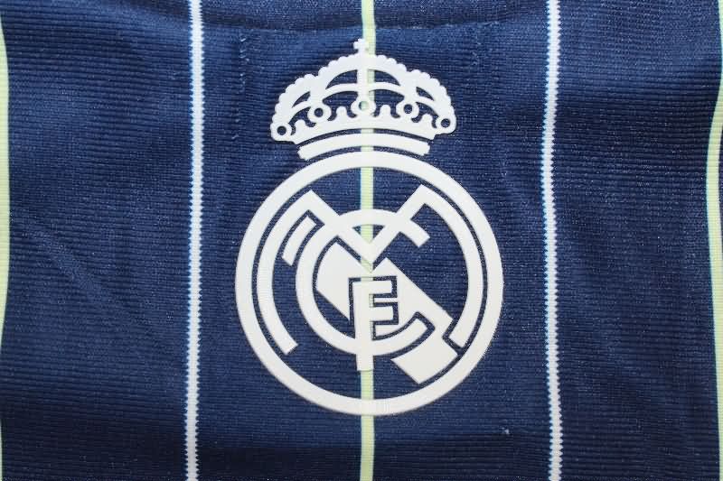 Thailand Quality(AAA) 25/26 Real Madrid Travel Dark Blue Soccer Jersey