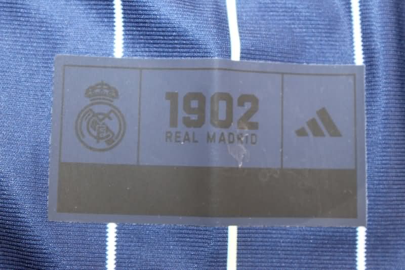 Thailand Quality(AAA) 25/26 Real Madrid Travel Dark Blue Soccer Jersey