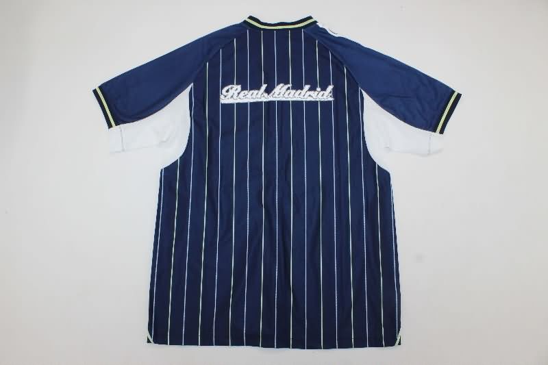 Thailand Quality(AAA) 25/26 Real Madrid Travel Dark Blue Soccer Jersey