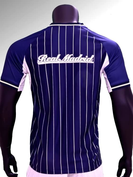 Thailand Quality(AAA) 25/26 Real Madrid Travel Purple Soccer Jersey (Player)