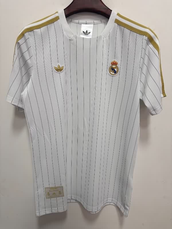 Thailand Quality(AAA) 25/26 Real Madrid White Soccer Jersey