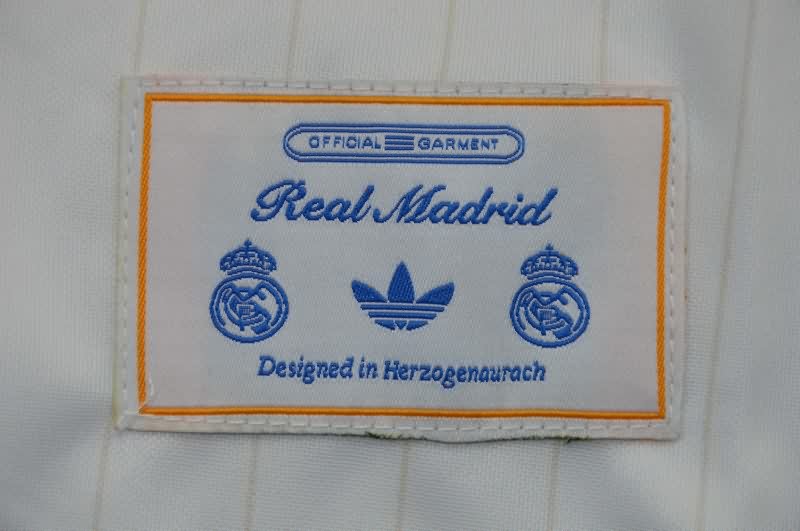 Thailand Quality(AAA) 25/26 Real Madrid White Soccer Jersey 02