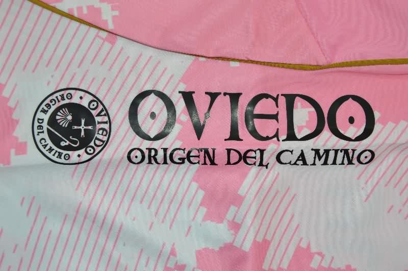 Thailand Quality(AAA) 25/26 Real Oviedo Pink Soccer Jersey