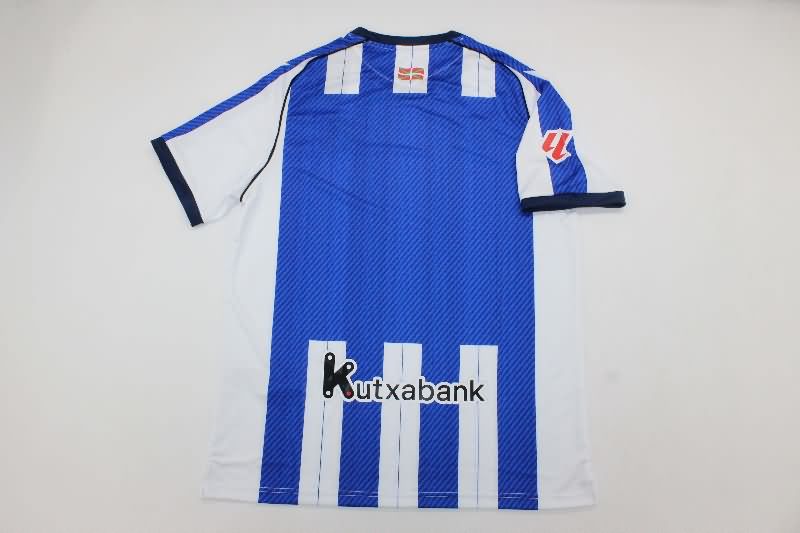 Thailand Quality(AAA) 25/26 Real Sociedad Home Soccer Jersey