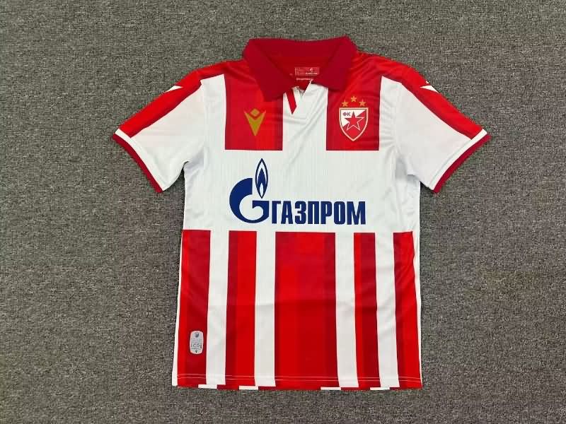 Thailand Quality(AAA) 25/26 Red Star Belgrade Home Soccer Jersey