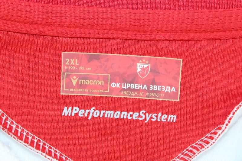 Thailand Quality(AAA) 25/26 Red Star Belgrade Home Soccer Jersey