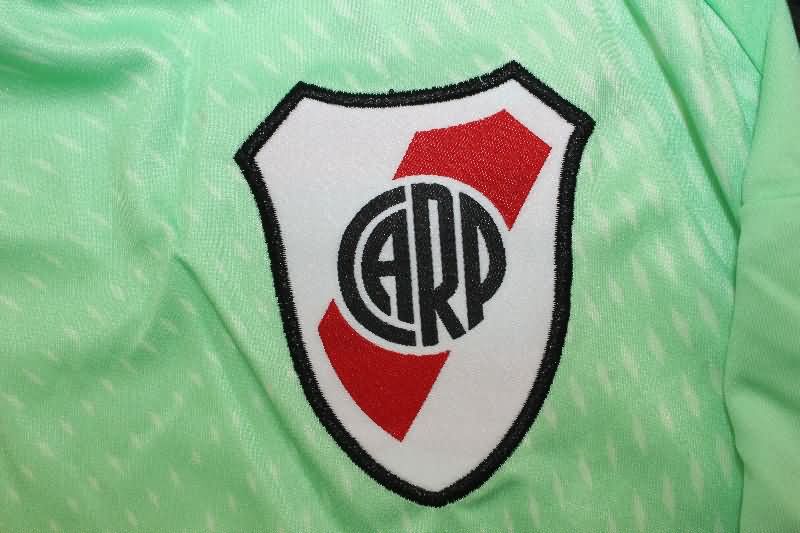 Thailand Quality(AAA) 2025 River Plate Goalkeeper Green Soccer Jersey