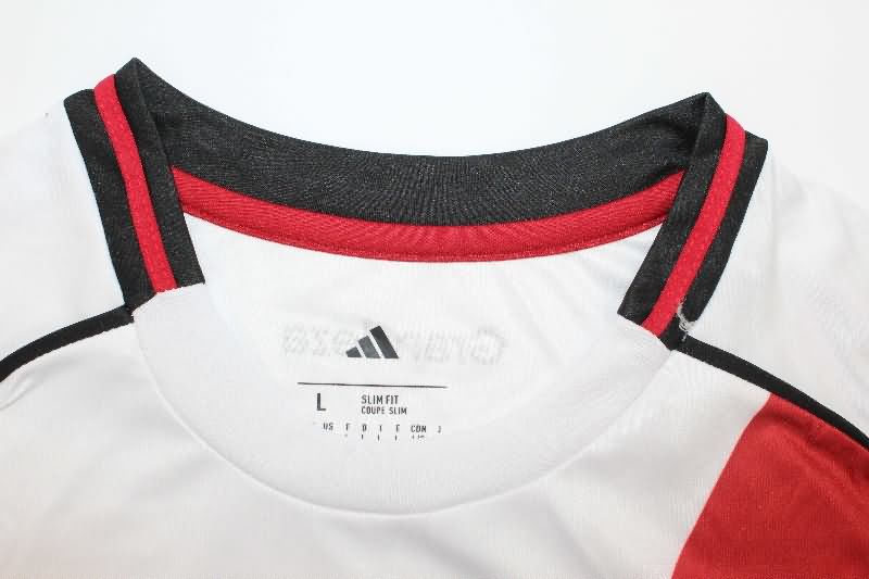 Thailand Quality(AAA) 2025 River Plate Home Soccer Jersey