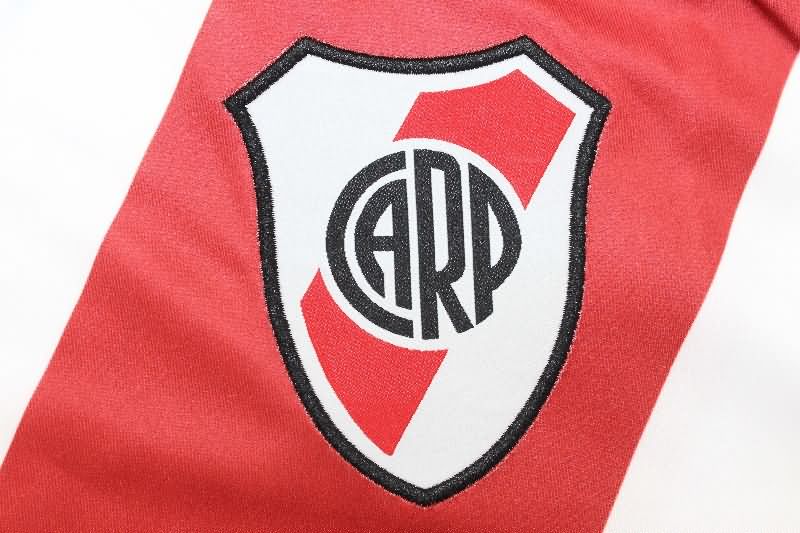 Thailand Quality(AAA) 2025 River Plate Home Long Sleeve Soccer Jersey