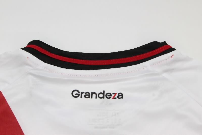 Thailand Quality(AAA) 2025 River Plate Home Long Sleeve Soccer Jersey