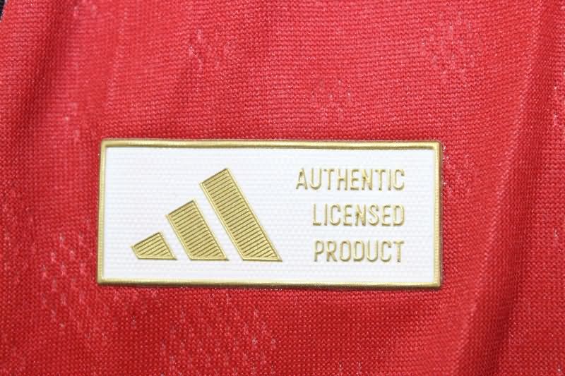Thailand Quality(AAA) 2025 River Plate Home Soccer Jersey (Player)