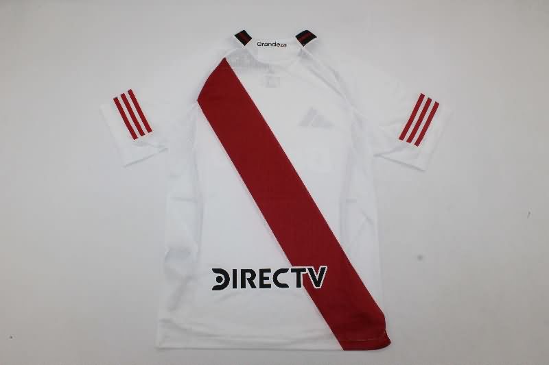 Thailand Quality(AAA) 2025 River Plate Home Soccer Jersey (Player)