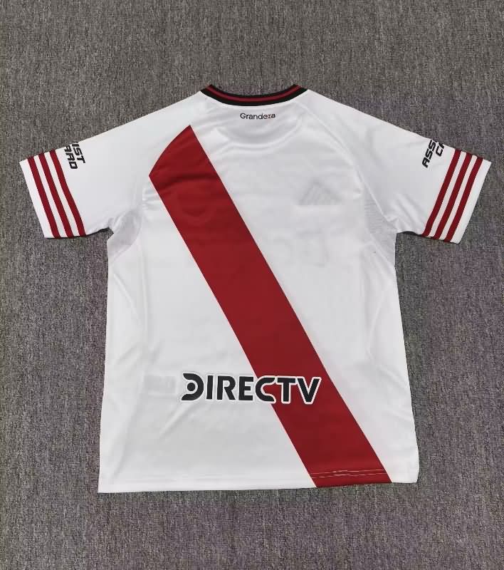 Thailand Quality(AAA) 2025 River Plate Home Soccer Jersey With Sponsor