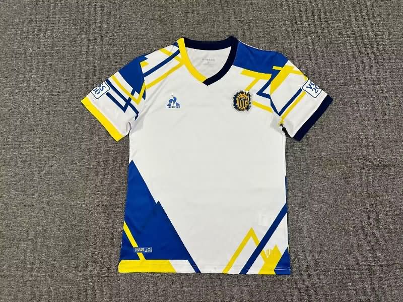 Thailand Quality(AAA) 2025 Rosario Central Away Soccer Jersey
