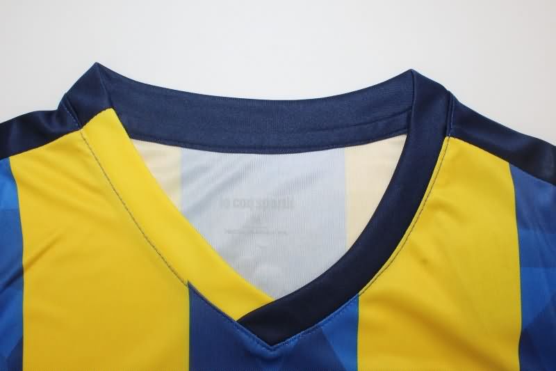 Thailand Quality(AAA) 2025 Rosario Central Home Soccer Jersey