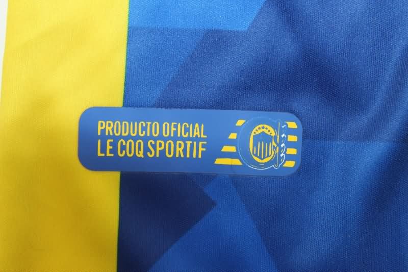 Thailand Quality(AAA) 2025 Rosario Central Home Soccer Jersey