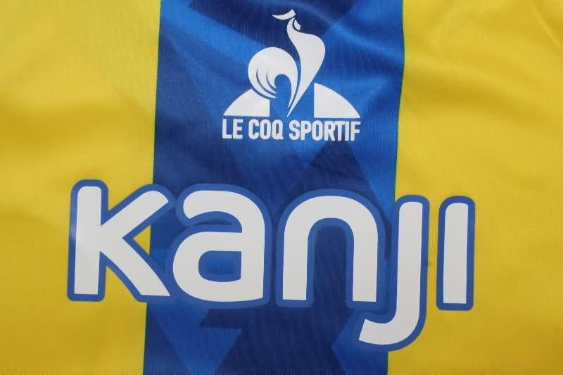 Thailand Quality(AAA) 2025 Rosario Central Home Soccer Jersey