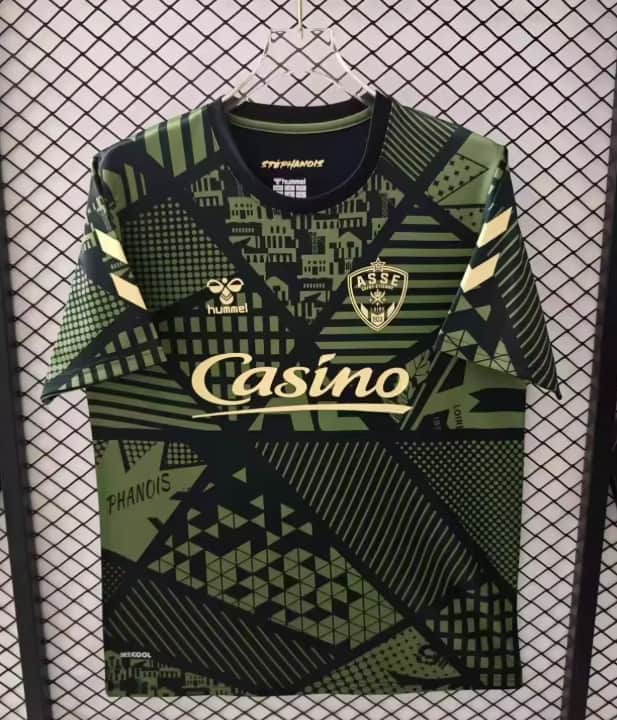 Thailand Quality(AAA) 25/26 Saint Etienne Training Soccer Jersey