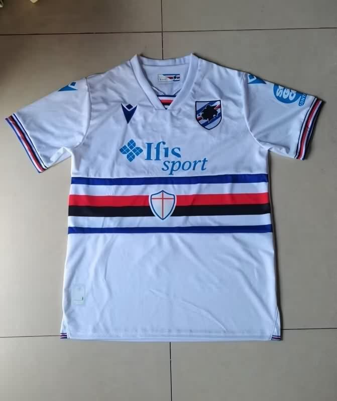 Thailand Quality(AAA) 25/26 Sampdoria Away Soccer Jersey