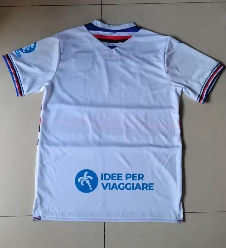 Thailand Quality(AAA) 25/26 Sampdoria Away Soccer Jersey