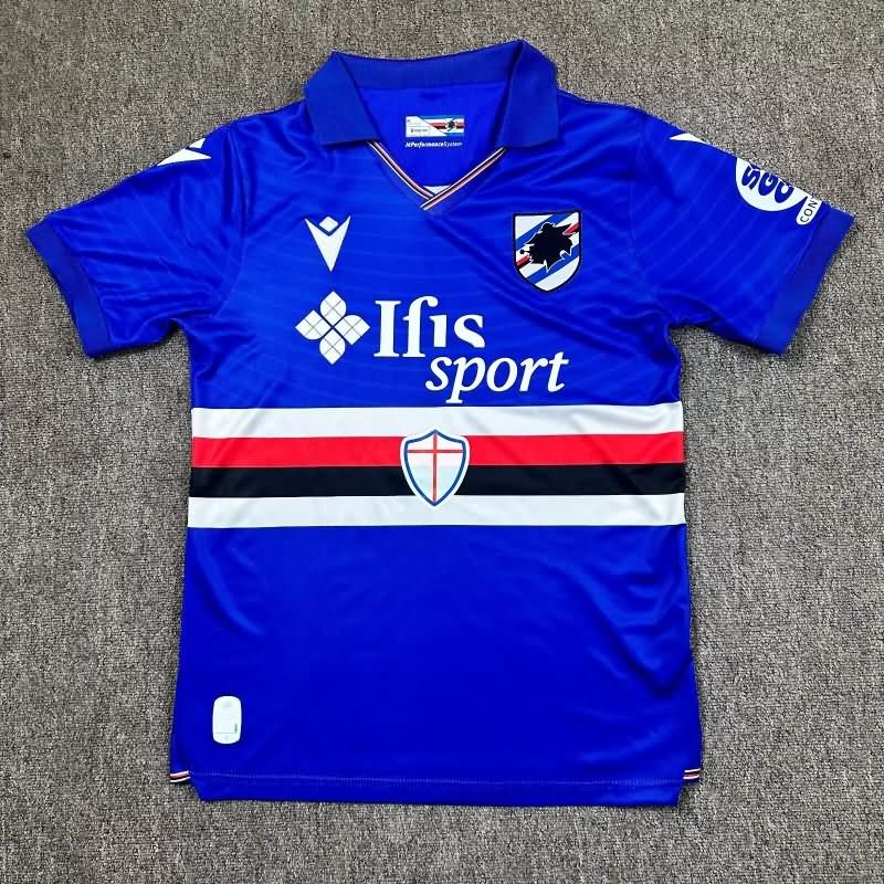 Thailand Quality(AAA) 25/26 Sampdoria Home Soccer Jersey