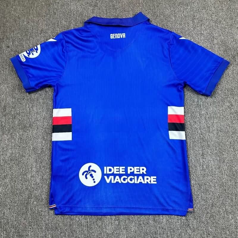 Thailand Quality(AAA) 25/26 Sampdoria Home Soccer Jersey