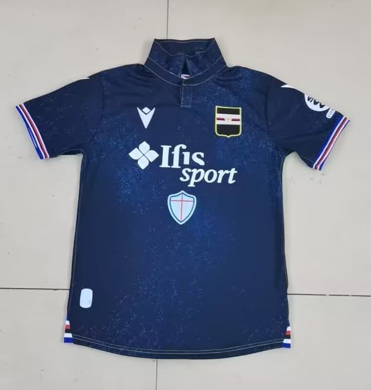 Thailand Quality(AAA) 25/26 Sampdoria Third Soccer Jersey
