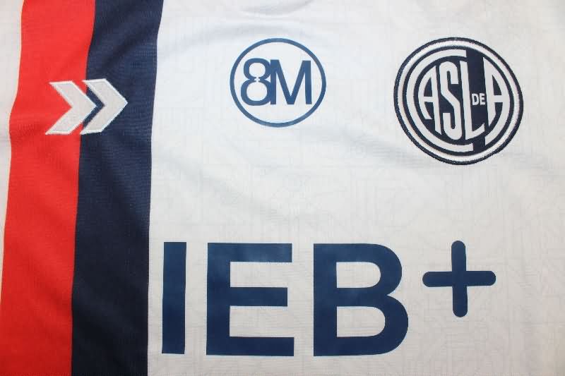 Thailand Quality(AAA) 2025 San Lorenzo Away Soccer Jersey