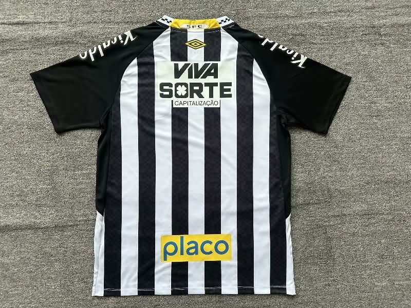 Thailand Quality(AAA) 2025 Santos Away Soccer Jersey With Sponsor