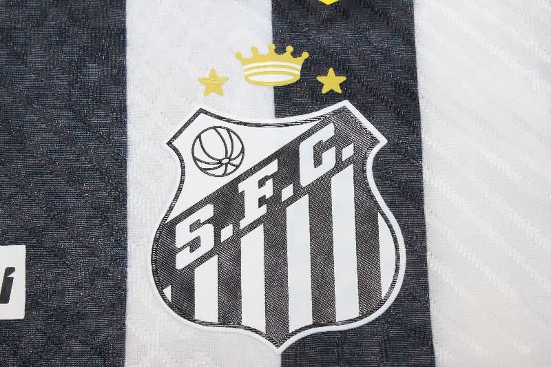 Thailand Quality(AAA) 2025 Santos Away Soccer Jersey With Sponsor
