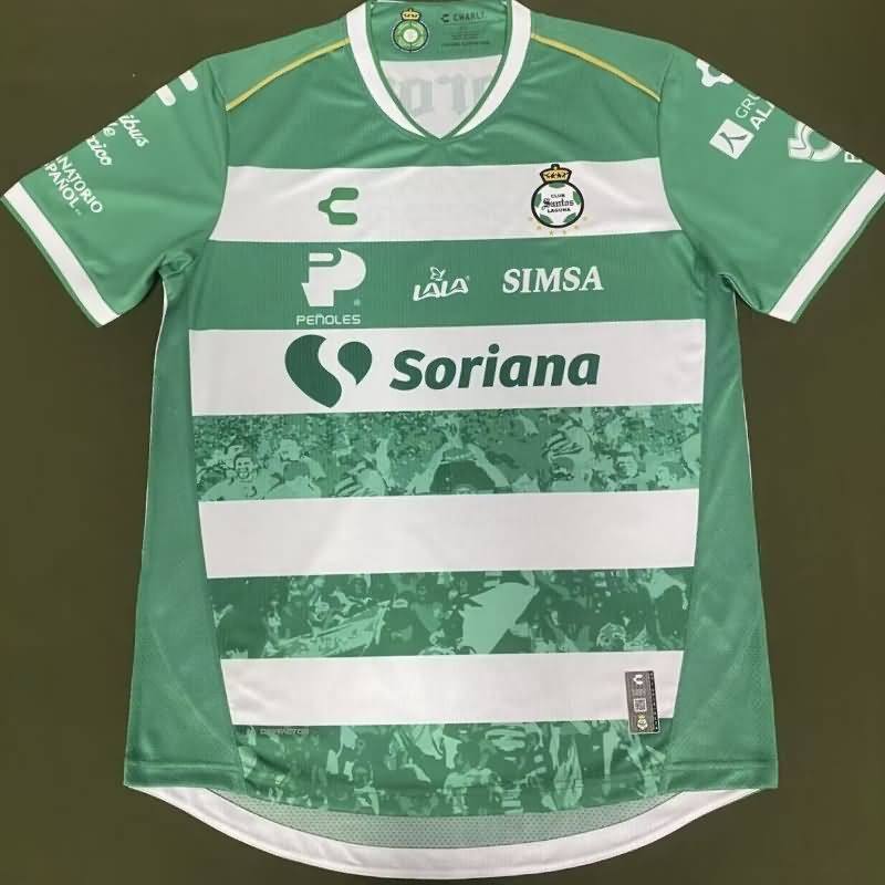 Thailand Quality(AAA) 25/26 Santos Laguna Home Soccer Jersey (Player)