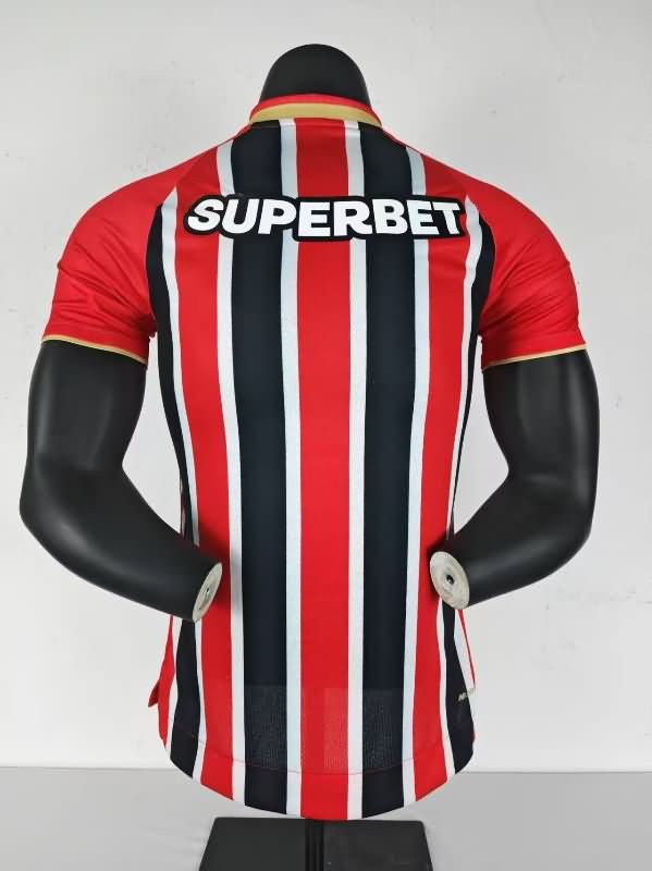 Thailand Quality(AAA) 2025 Sao Paulo Away Soccer Jersey (Player)