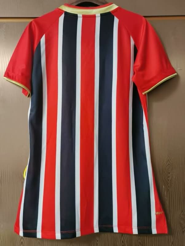 Thailand Quality(AAA) 2025 Sao Paulo Away Women Soccer Jersey