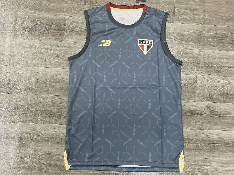 Thailand Quality(AAA) 2025 Sao Paulo Training Vest Soccer Jersey 03