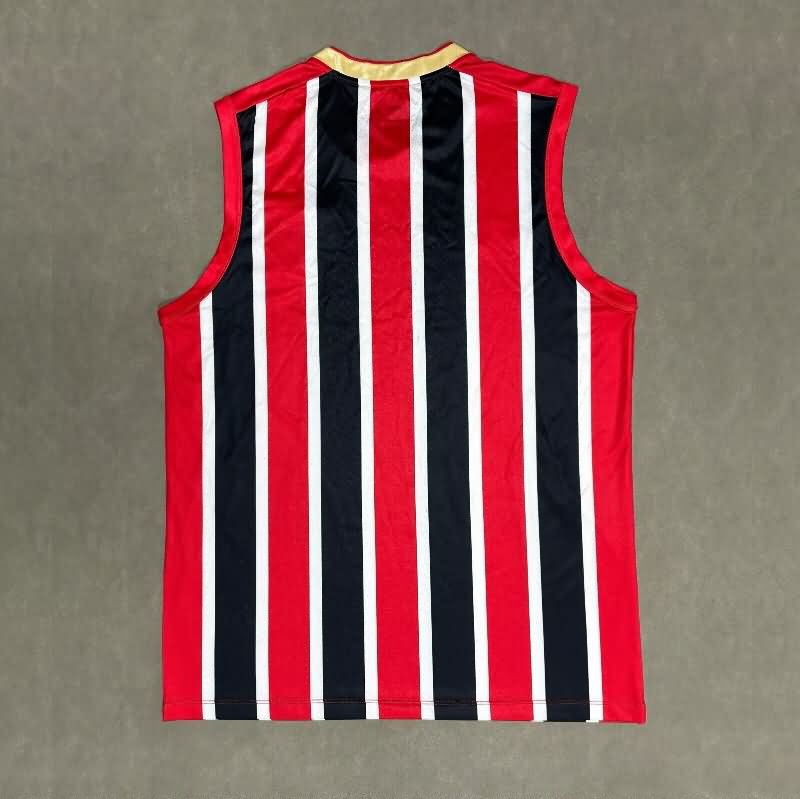Thailand Quality(AAA) 2025 Sao Paulo Training Vest Soccer Jersey 04