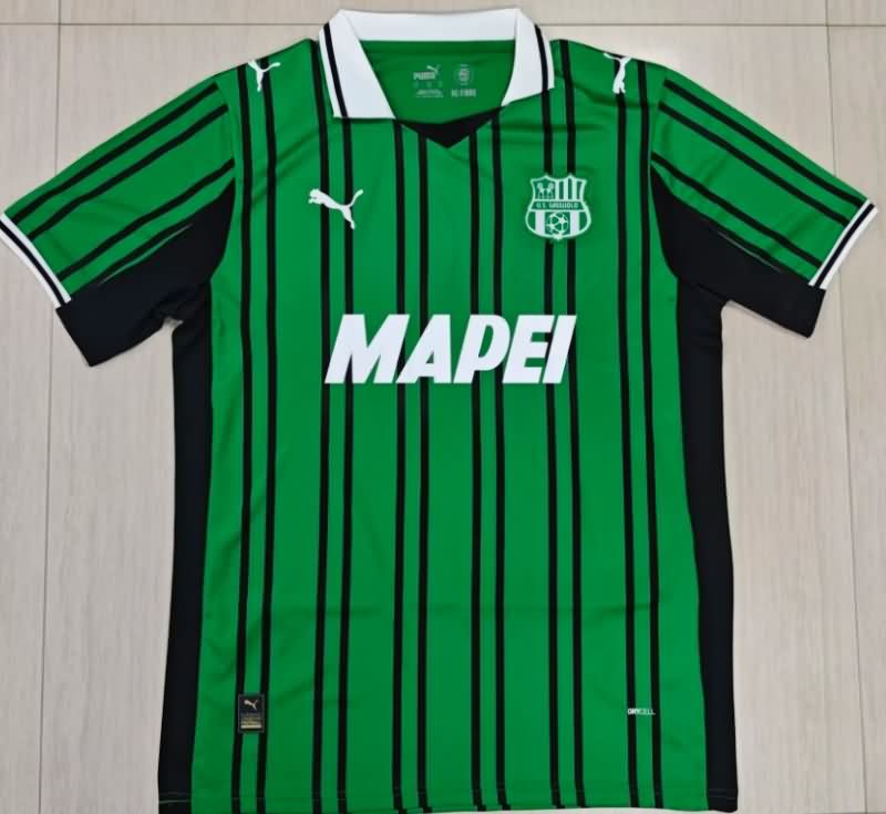 Thailand Quality(AAA) 25/26 Sassuolo Home Soccer Jersey